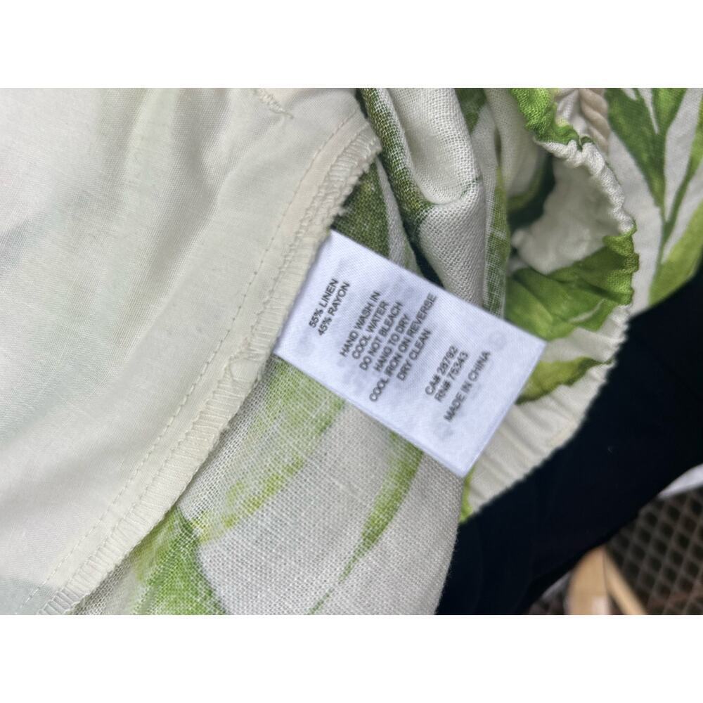 Joie Leaf Print Linen‎ Rope Belt Shorts Small - Picture 8 of 8